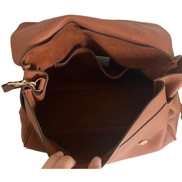 Mulberry Alexa Heavy Grain Chestnut - Incl. Fabrinique Purse Pillow Insert - Picture 12 of 16